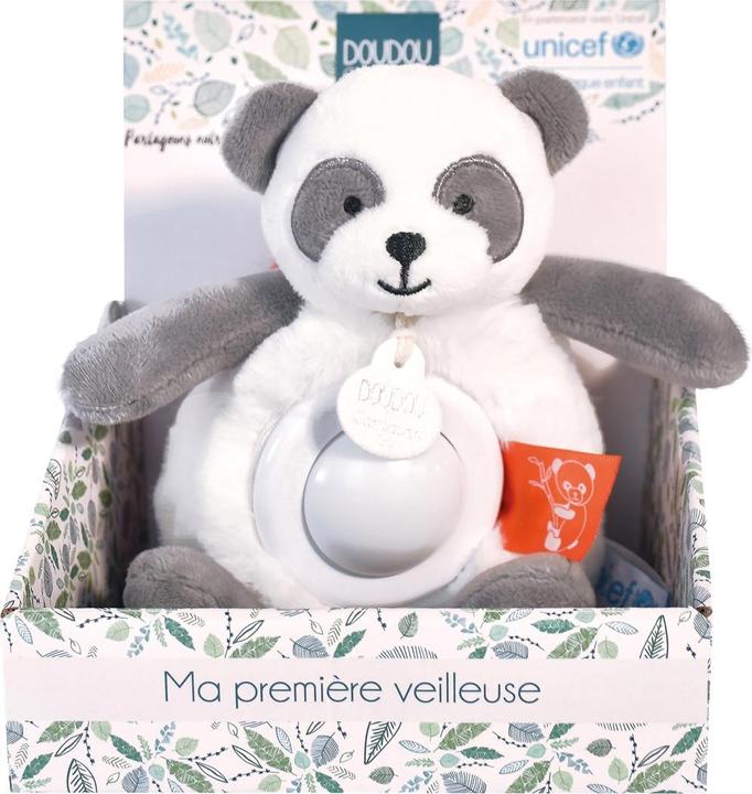 Productafbeelding Doudou et Compagnie Unicef Panda Nachtlampje 15cm