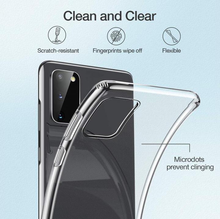 Actual product image Screenguard Samsung Galaxy S20 FE Flexible TPU Clear Case (Samsung Galaxy S20 FE)