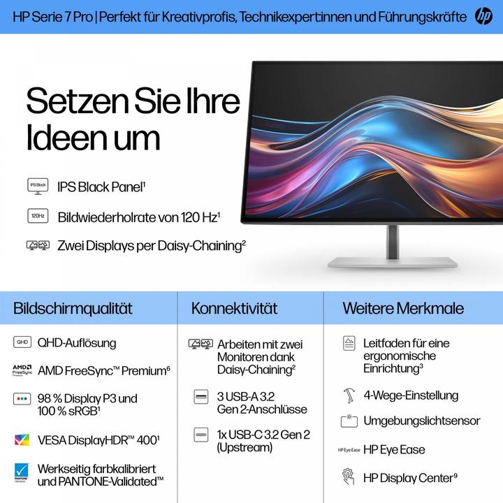 Energie-Label HP 727pq (2560 x 1440 Pixel, 27")