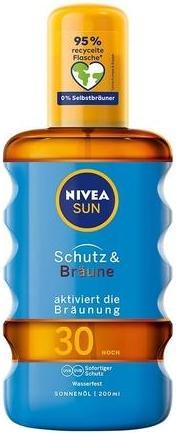 Produktbild NIVEA Sun Protect und Bronze (Sonnenöl, SPF 30, 200 ml)