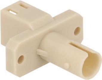 Immagine prodotto Delock Accoppiamento ibrido in fibra ottica da presa simplex LC a presa simplex ST beige (Accoppiamento di rete)