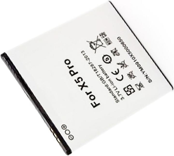 Actual product image AGI Battery compatible with Doogee X5/X5 Pro - Battery - 2,400 mAh