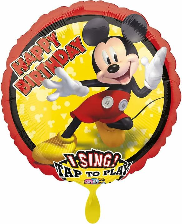 Produktbild Amscan XL Singender Mickey Mouse Ballon (5 x)
