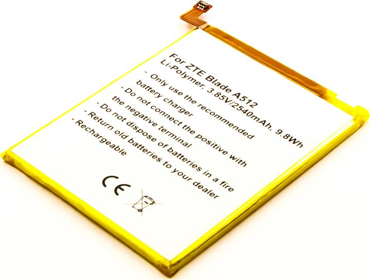 Actual product image AGI 69082 - Battery/Battery - ZTE - ZTE A910 - White - Yellow - Lithium Polymer (LiPo) -