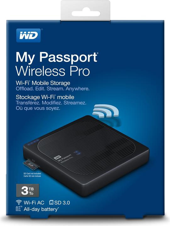 Image du produit WD Mon passeport sans fil Pro (3 To)