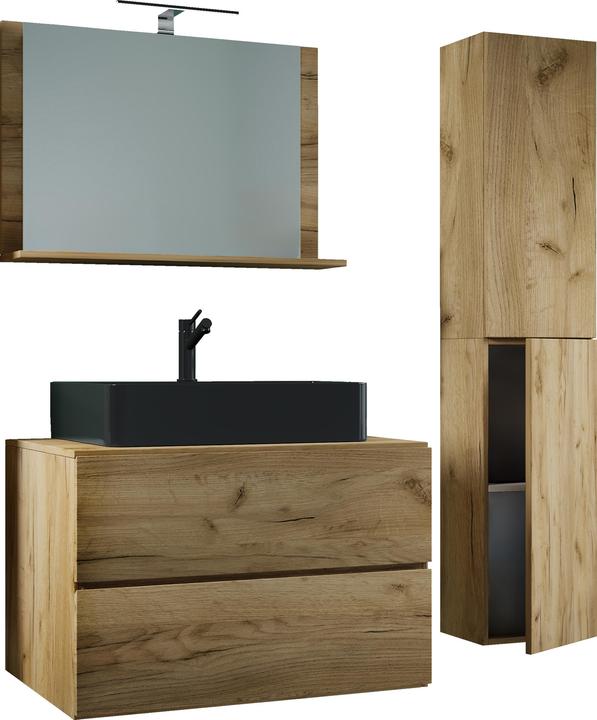 VCM Lavabo 4 pezzi Lavabo Cassetto Lendas