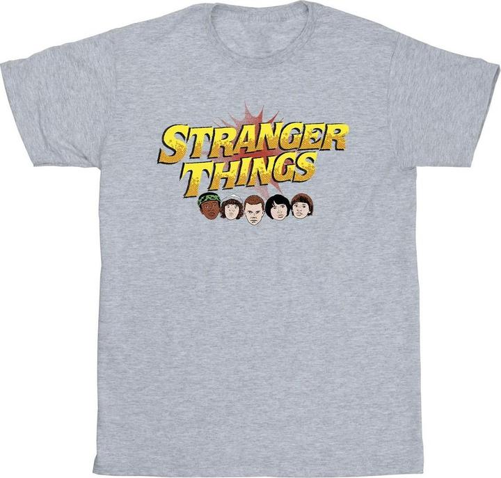 Netflix Stranger Things Comic Heads TShirt Jungen