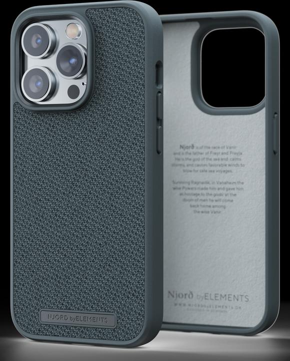 Actual product image Njord Hard Cover Tonal Case Dark Grey (Apple iPhone 14 Pro)