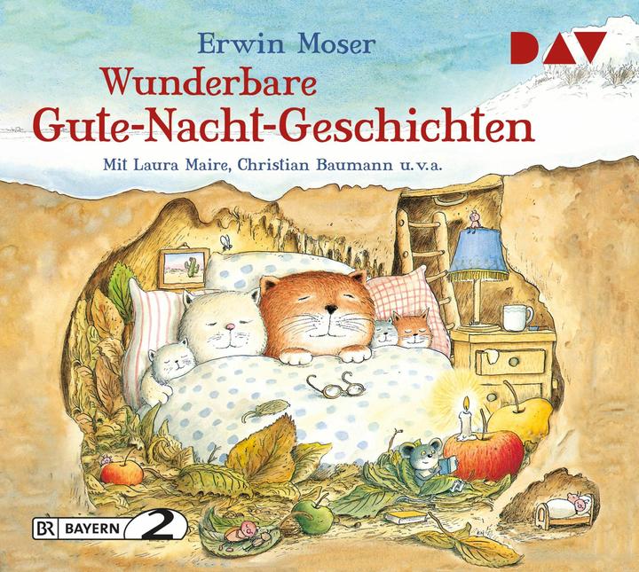Produktbild Wunderbare Gute-Nacht-Geschichten (Erwin Moser, Christian Baumann, Thomas Loibl, Burchard Dabinnus, Laura Maire, Julia Riedler, Deutsch)