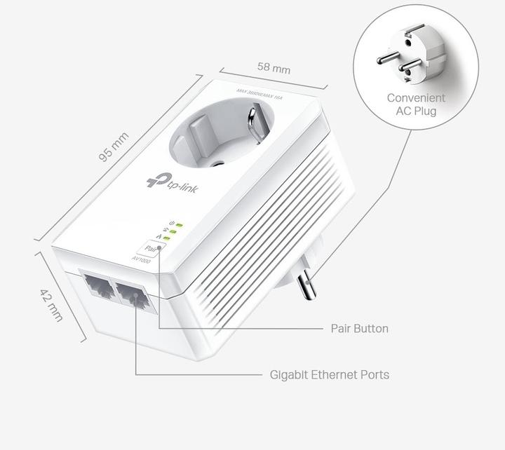 Produktbild TP-Link AV1000 (1000 Mbit/s)