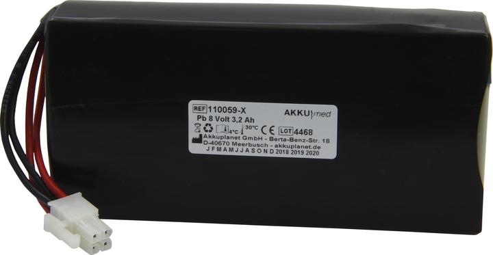 AccuCell Blei Akku passend für Datex Ohmeda Braun PulsoxiMeter 3800/ 3900 CE Konform