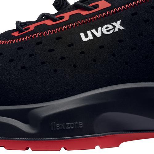 Produktbild Uvex Sports uvex 1 x-craft Halbschuhe S1 PL 68022 schwarz Weite 11 Grösse 48 (S1P, 48)