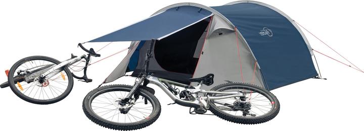 Actual product image Easy Camp Vega 300 Compact 3 Person(s) Blue, White Dome / Igloo Tent (Tunnel tent, 3.46 kg, 3 persons)