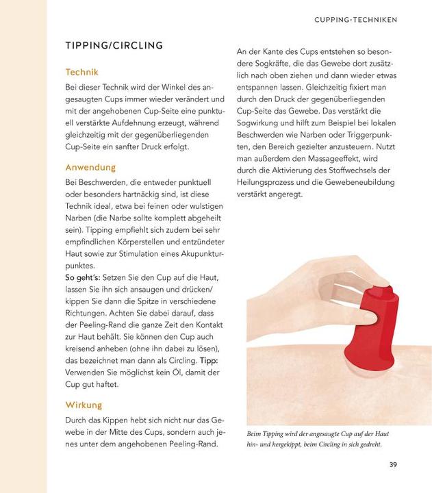 Actual product image Cupping - Die neue Methode zum Lösen der Faszien (German, Miriam Wessels, Heike Oellerich, 2018)