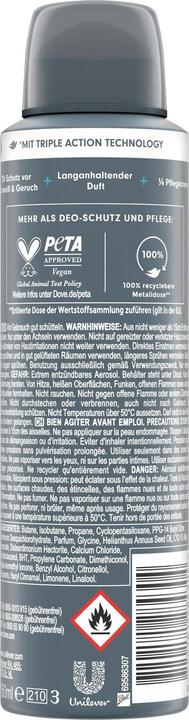 Image du produit Dove Déodorant Advanced Clean Comfort 150 ml (Spray, 150 ml)