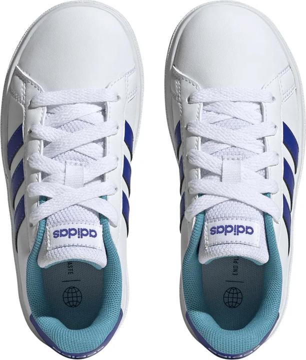 Actual product image adidas Childrens/Kids Grand Court 2.0 Synthetic Leather Trainers (31.5)