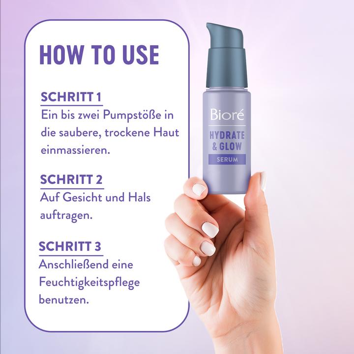 Actual product image Bioré Hydrate & Glow Serum (29 ml)