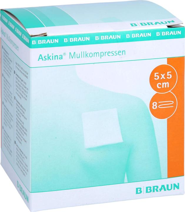 Askina Mullkompresse 5cmx5cm steril