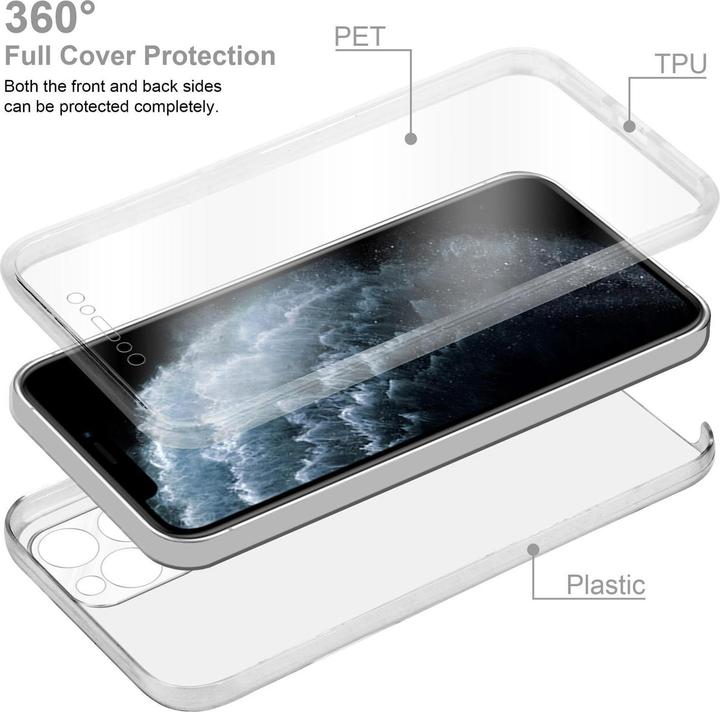 Image du produit Cadorabo TPU 360 degrés Case Cover (Apple iPhone 11 Pro Max)