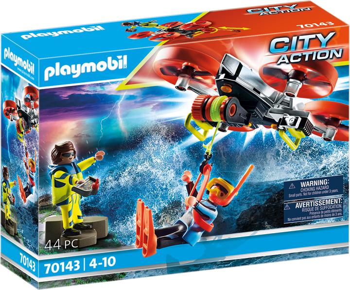 Produktbild Playmobil Seenot: Taucher-Bergung mit Rettungsdrohne (70143, Playmobil City Life)