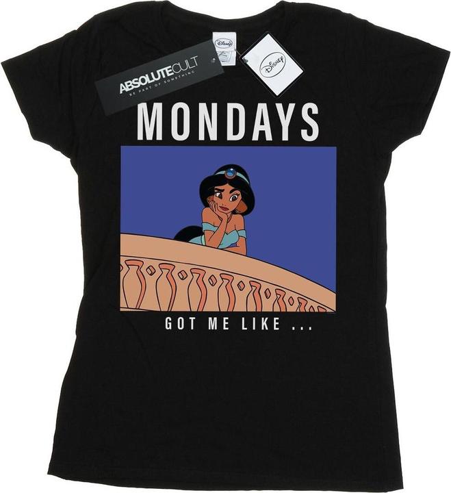 Disney Princess Jasmine Mondays Got Me Like TShirt (XXL)