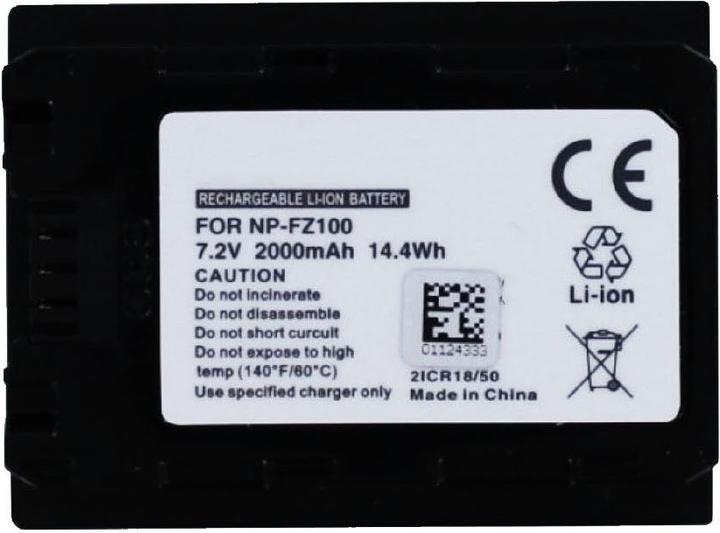 Image du produit AGI Batterie compatible avec Sony NP-FZ100 - Batterie - 2.000 mAh (Batterie de l'appareil photo)