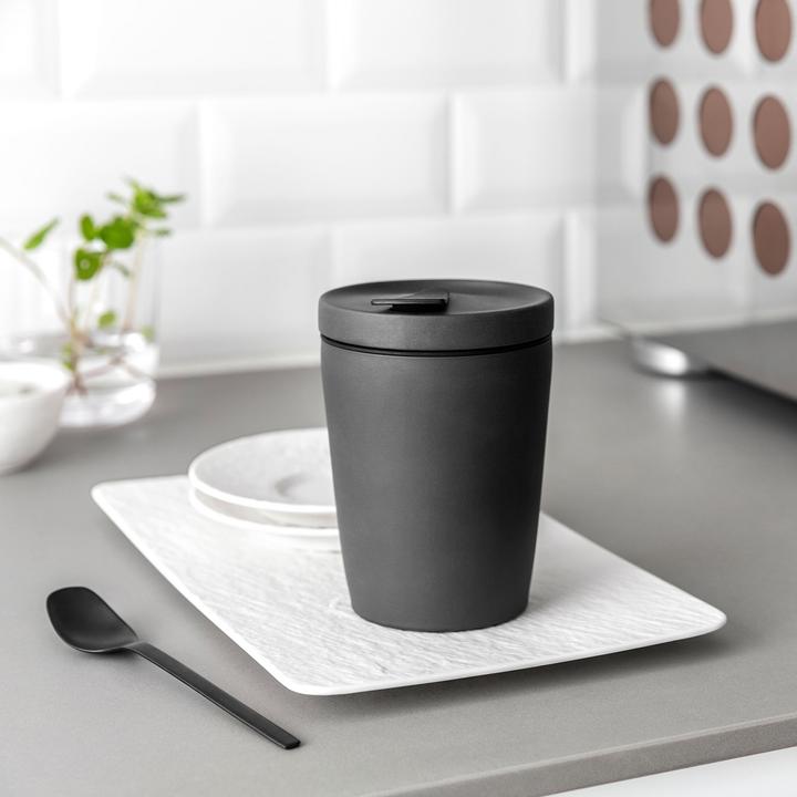 Actual product image Villeroy & Boch Manufacture Rock -GK Coffee To Go mug (300 ml, 1 x)