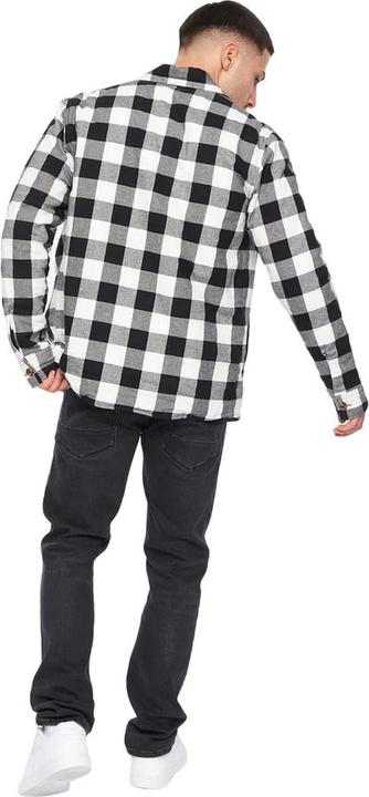 Actual product image Crosshatch Mens Demaro Checked Lined Overshirt (L)