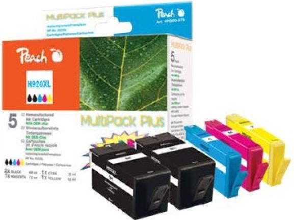 Immagine prodotto Peach Cartucce d'inchiostro Spar Plus con Chip compatibile con No. 920XL (M, C, Y, FC)