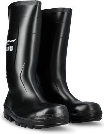 Dunlop Arbeitsstiefel Work-it full safety, S5/SR/LO/LG, PVC, Grösse 44, schwarz (44)