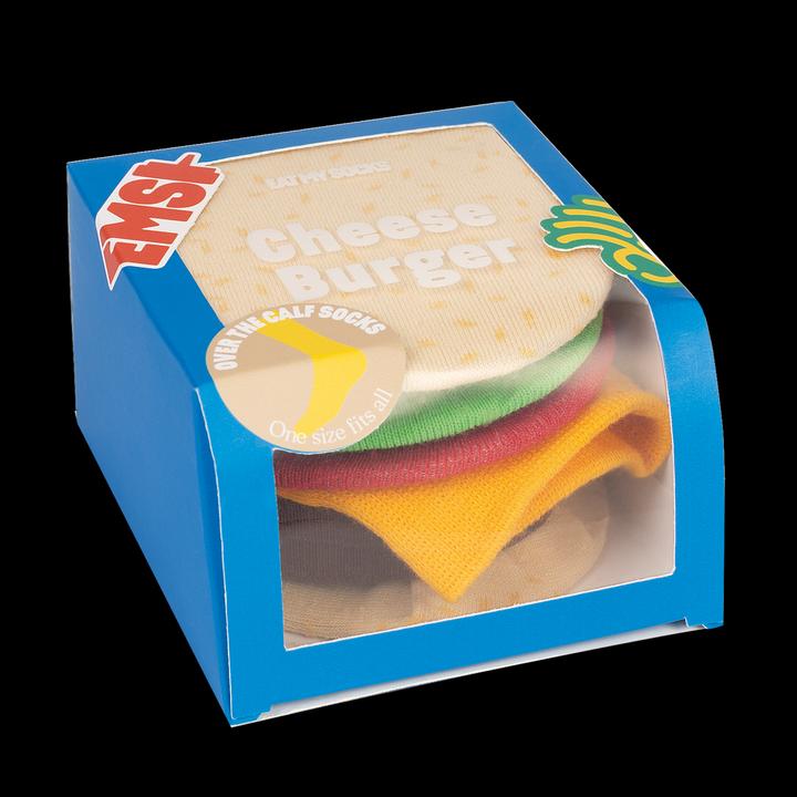Eat My Socks Cheeseburger (Einzelpack, One Size)