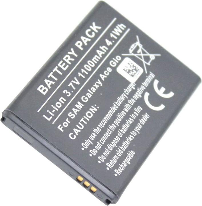 Produktbild AGI Akku kompatibel mit Samsung GT-S5830I - Akku - 1.000 mAh