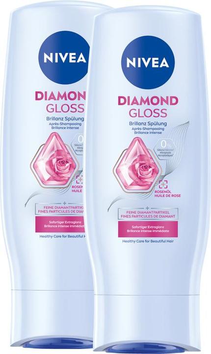 Produktbild NIVEA Diamond Gloss Spülung DUO (400 ml)