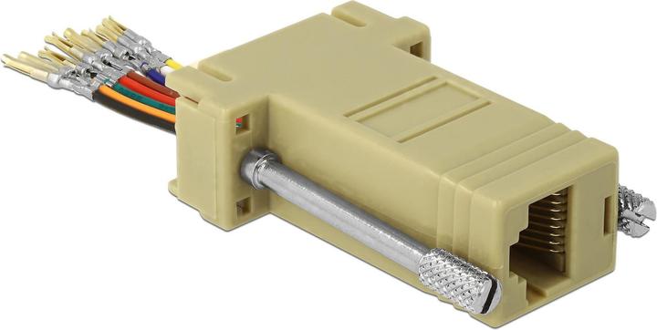 Produktbild Delock RJ-45 Buchse zu RS232 Buchse Montagesatz (0.05 m)