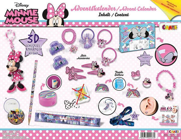 Craze Calendario dell'Avvento Minnie Mouse