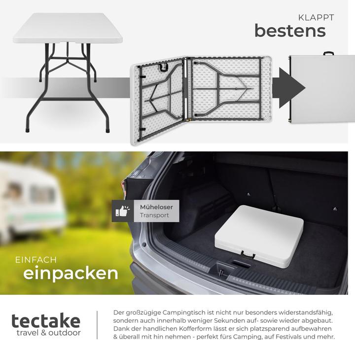 Produktbild tectake Klapptisch