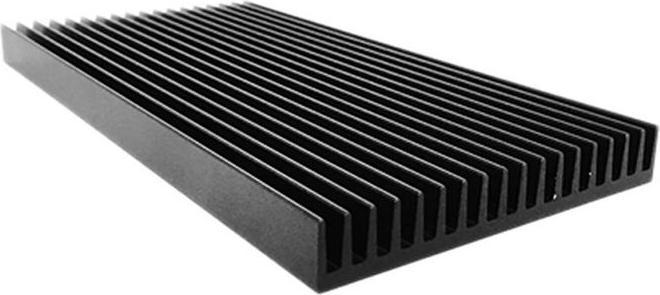 Rs Pro ABL Components 100 Kühlkörper für Universelle rechteckige Alu 0.48°C/W, 200mm x 100mm x 15mm, Leiter