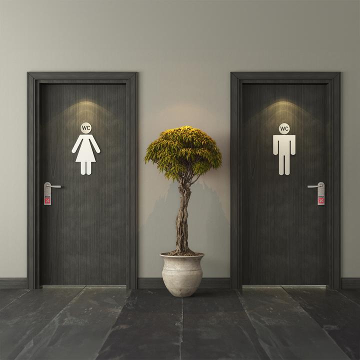 Image du produit Relaxdays 4x panneau WC