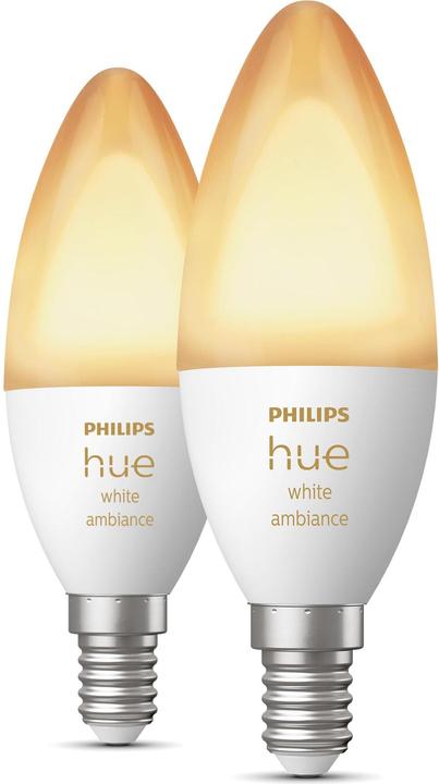 Actual product image Philips Hue White Ambiance BT (E14, 5.20 W, 470 lm, 2 x, G)
