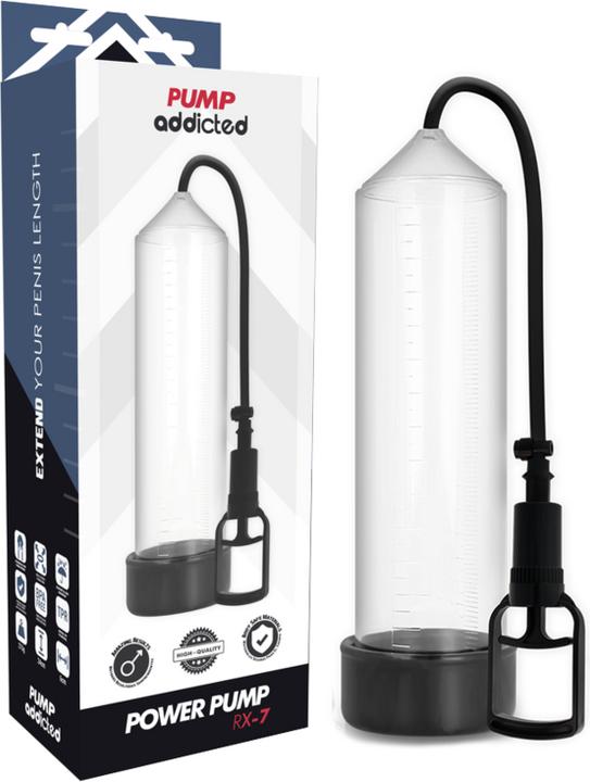 Actual product image Pump Addicted Penis pump " RX-7/ RX-5/ RX-3"