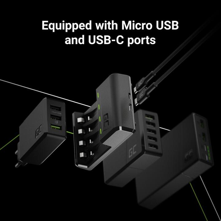 Actual product image GreenCell VitalCharger Set with 4x AAA HR03 - 800mAh Batteries (4 pcs., AAA, 800 mAh, Battery + charger)