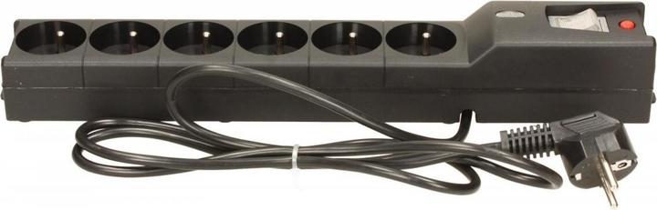 Productafbeelding Lestar LX 610 G-A overspanningsbeveiliging 1,5m zwart Zwart 6 AC uitgangen 230 V 1 5 m (6 x, IEC 320, 1.50 m)