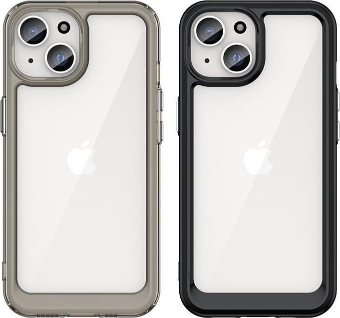 Produktbild Hurtel Outer Space reinforced case with flexible frame for iPhone 15 - blue (Apple iPhone 15)