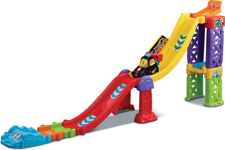 Actual product image VTech Tut Tut Bolides - Tremplin Cascades de l'extrême (+Lucas, roi du championnat) (French)