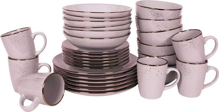 Actual product image Tavola Geschirrset Lucca 30-teilig pink (18 Piece)