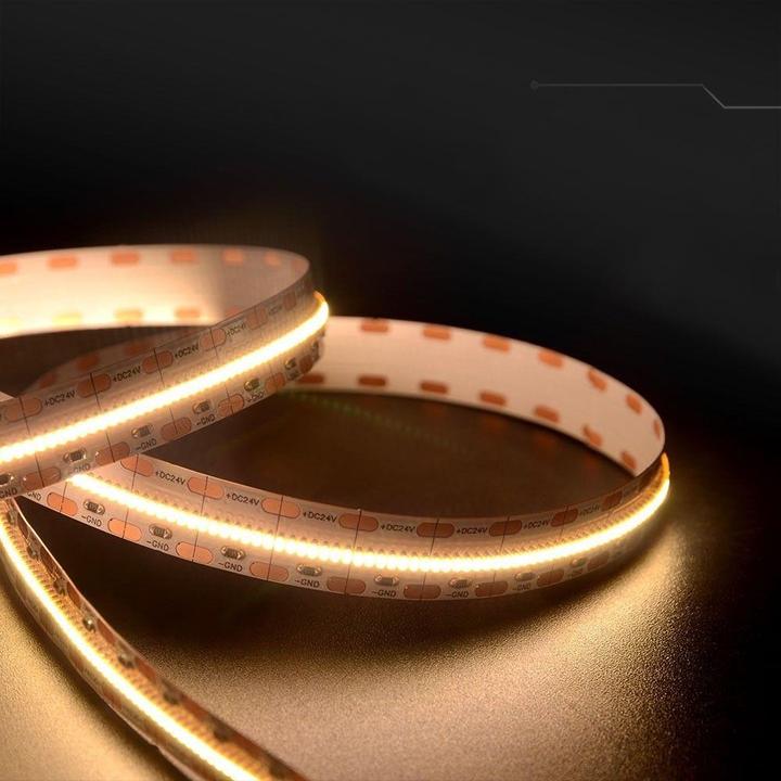 Actual product image V-TAC VT2110 LED Strip 700 LEDs 24V IP20 4000K CRI90 Real Colour Series 5m (Neutral White, 500 cm, Indoor)