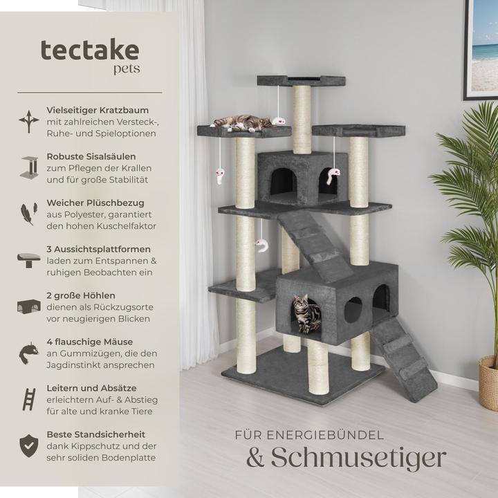 Image du produit tectake Knuti (186 cm, Anthracite)