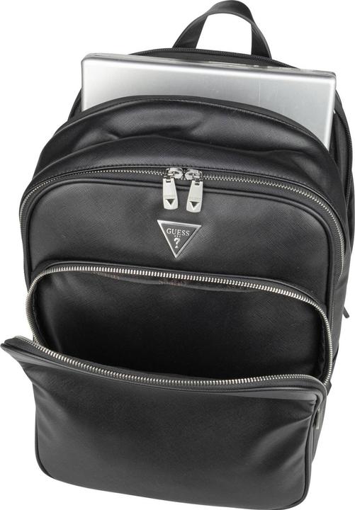 Actual product image Guess Certosa Saffiano Squared Backpack / Daypack