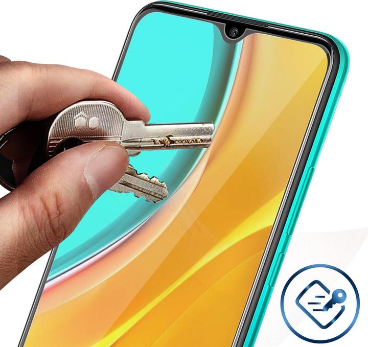 Produktbild Avizar Kristallklare Folie, Glas-Displayschutz (1 Stück, Xiaomi Redmi 9)