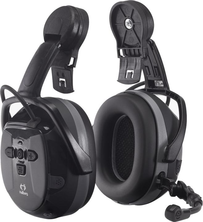 Produktbild Hellberg Gehörschutz Xstream - BT/LD. aktiv. aktives Hören. Helm. Stufe 2, SNR28 grau (1 x)